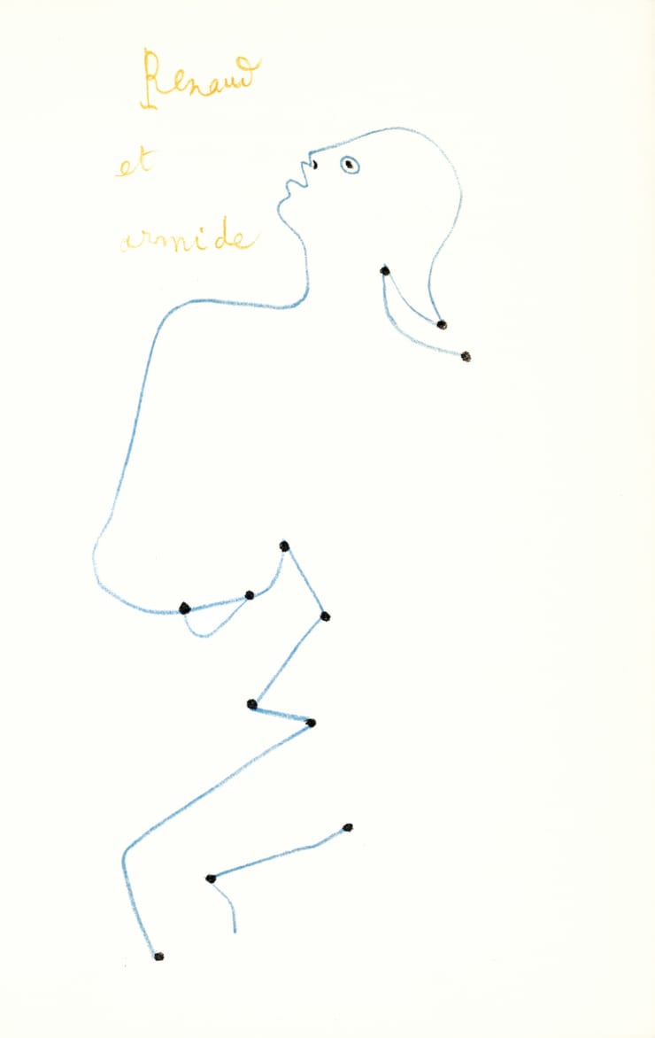 Jean Cocteau, From 'Renaud et Armide' (XXVIII), 1957