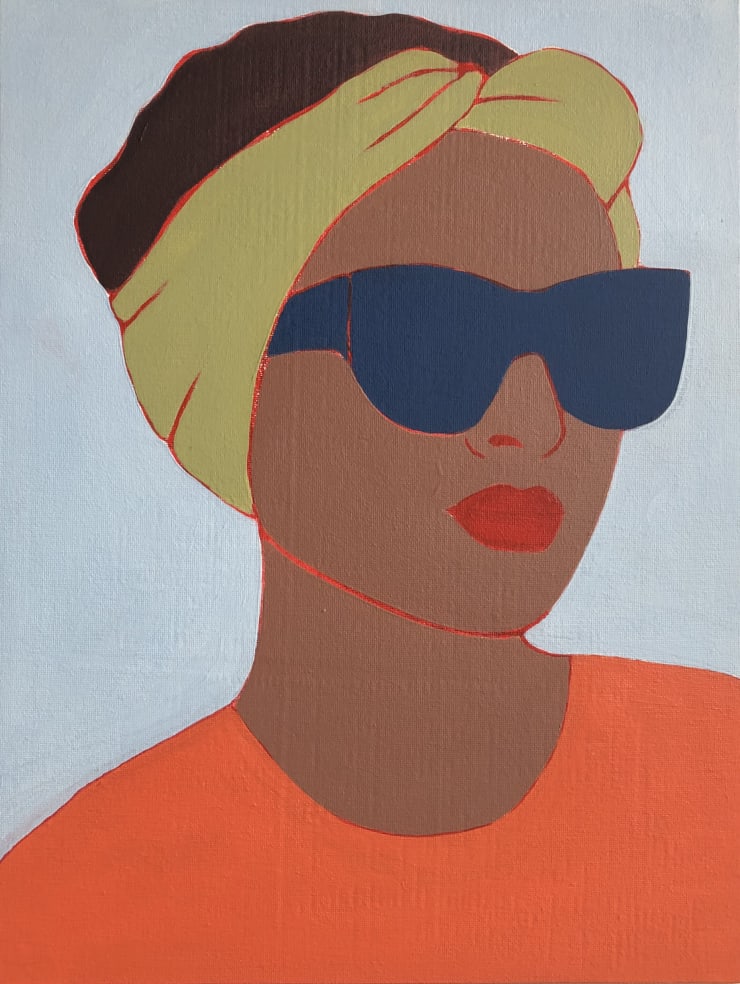 Susie Stone, Olive & Orange, 2020