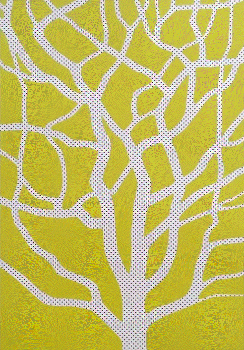 Paul Hogg, Lines Arranged into the Shape of a Tree, 2025