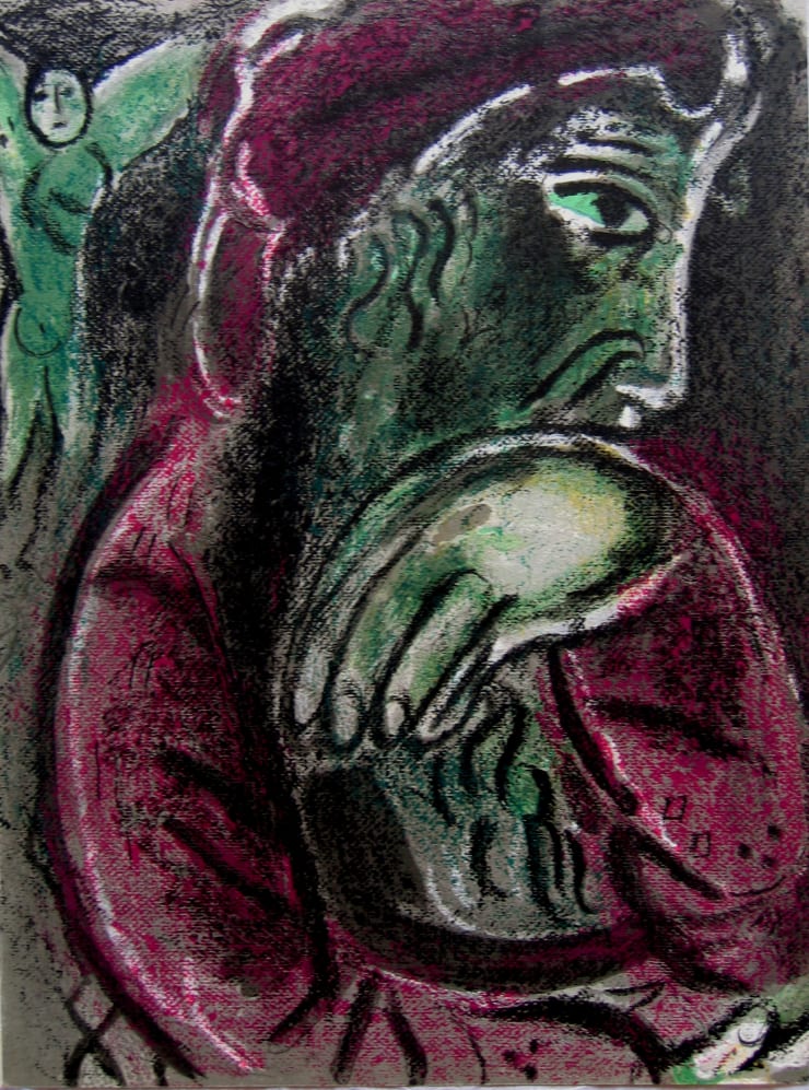 Marc Chagall Job disconsolate, 1960