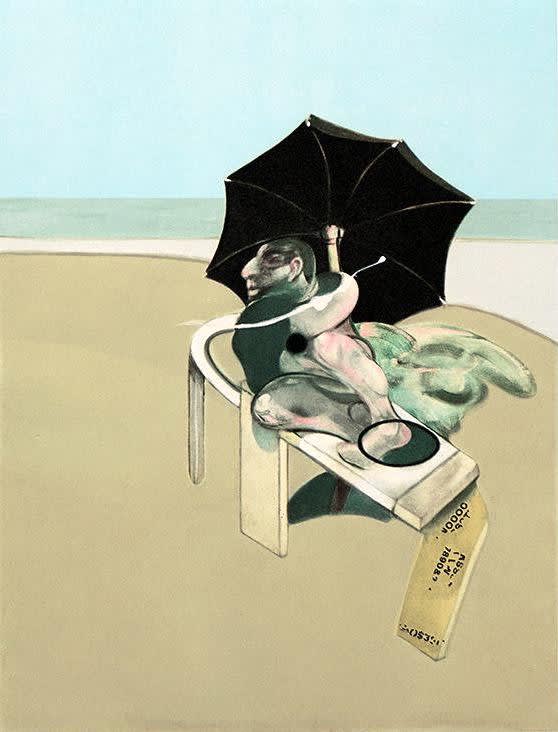 Francis Bacon, Right Panel from the Metropolitan Triptych, 1981