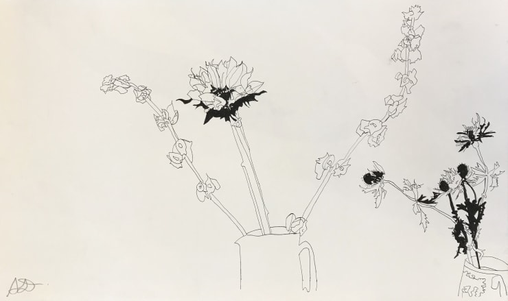 Amanda Danicic, Still Life with Sunflower I, 2018