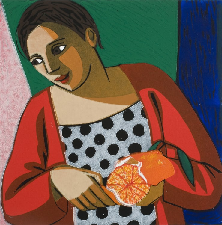 Anita Klein, Peeling an Orange, 2015