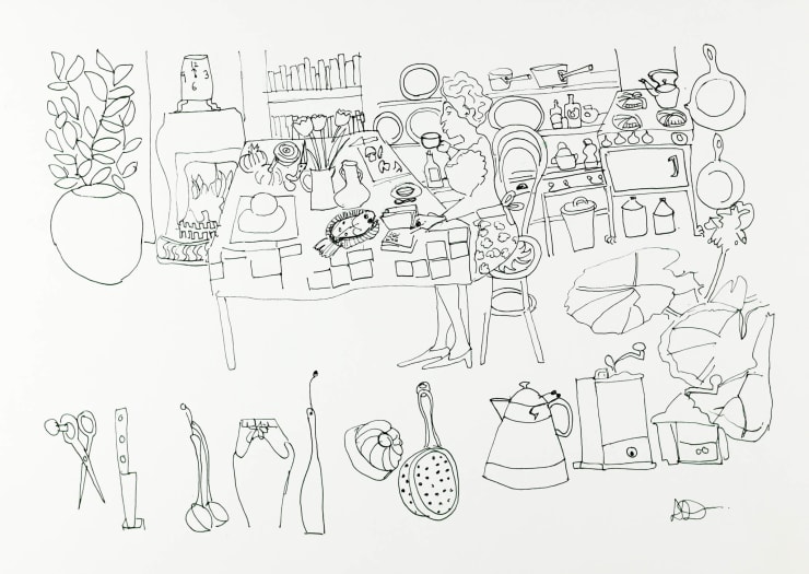 Amanda Danicic, Kitchen, 2018