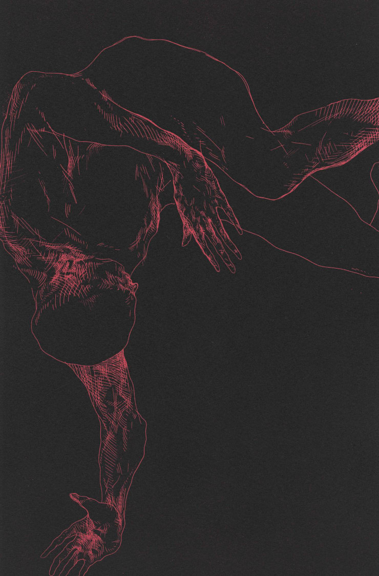 Veta Gorner, Counterpoint A (red), 2023
