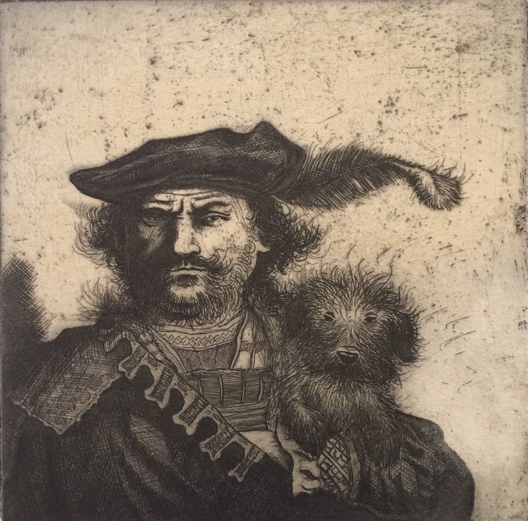 Mychael Barratt Rembrandt’s Dog I, 2014 Last available impression