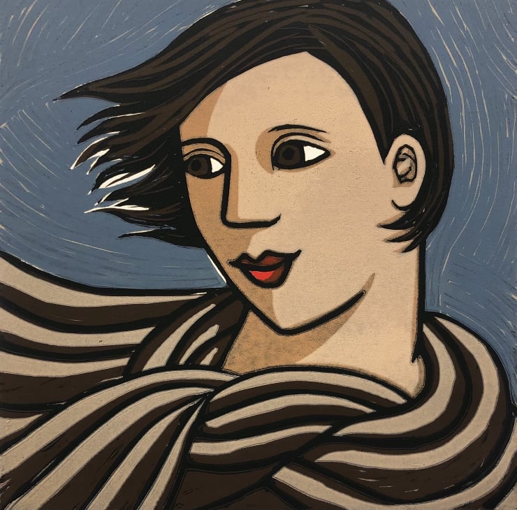 Anita Klein Open Studio, A Windy Day, 2011