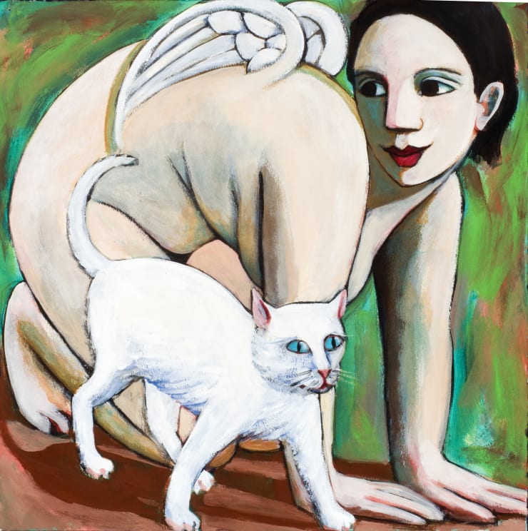 Anita Klein Studio Sale Angelo del Gatto Bianco, 2008 Usual retail price: £3500 Discounted price: £1750