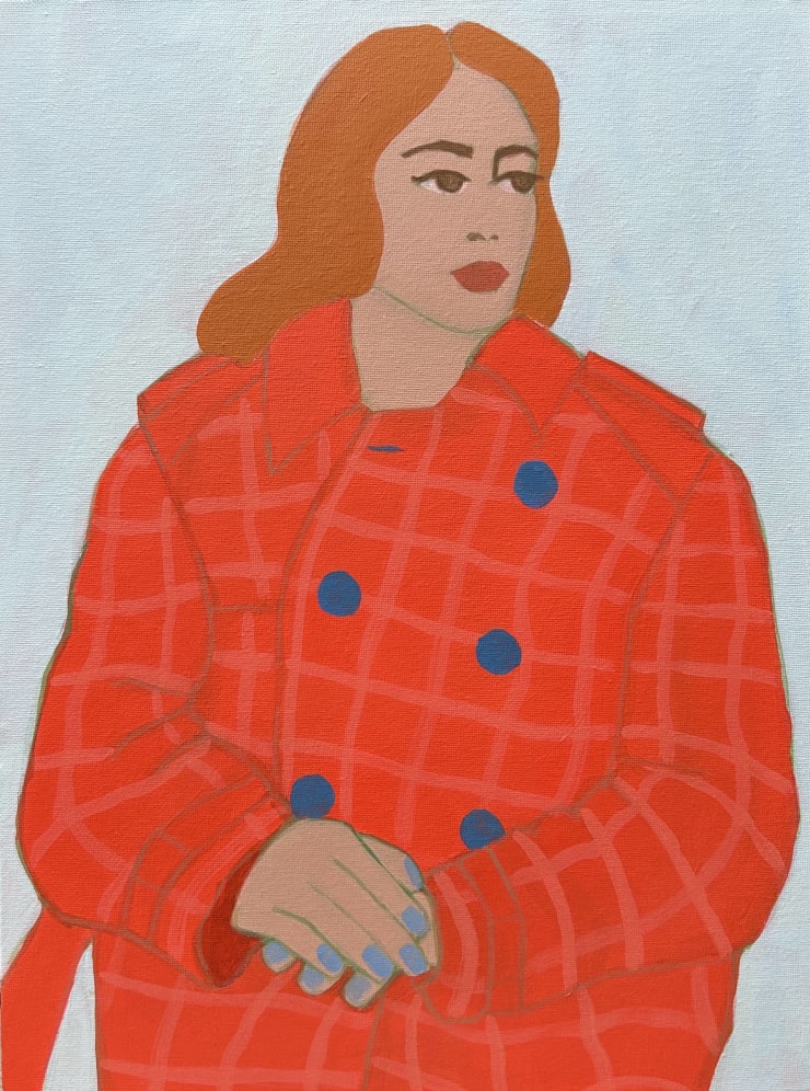 Susie Stone, Red Check, 2023