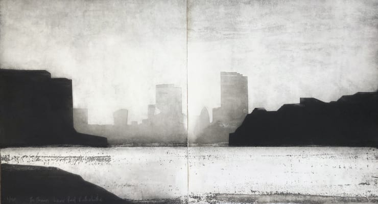 Jason Hicklin, The Thames. Lower Pool. Rotherhithe (Diptych), 2023