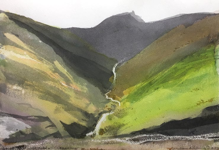 Norman Ackroyd, St. Kilda - Gleann Mor, 2012