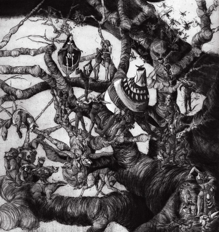 Maite Cascón, Trickster's Tree VI, 2021
