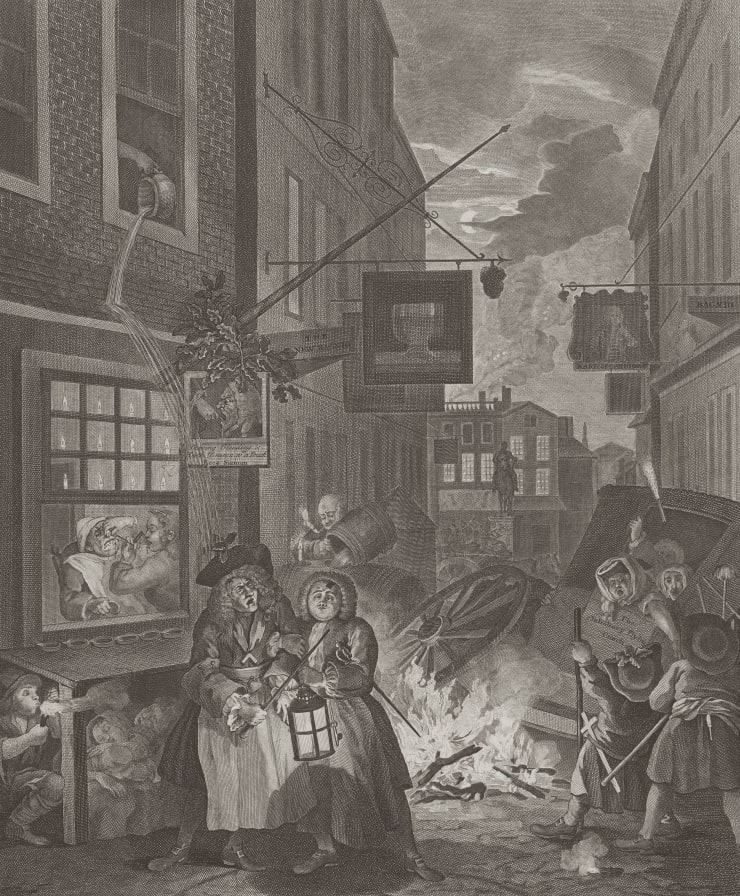 William Hogarth Night (The Four Times of Day), 1738