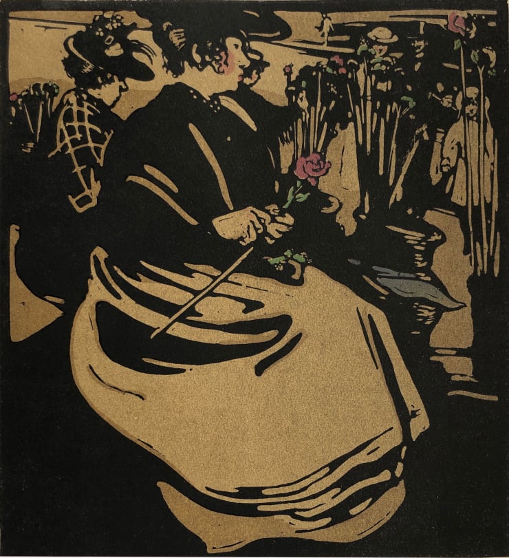 William Nicholson, Flower Girl (Any Corner), 1898