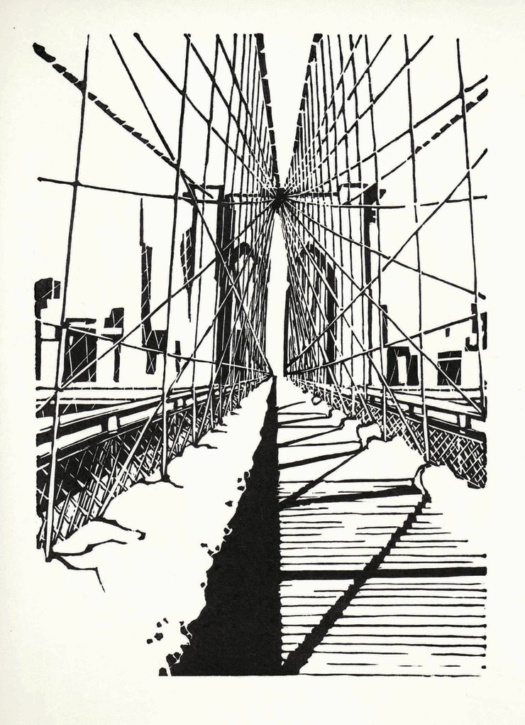Anne Desmet Brooklyn Bridge: Snow Light, 2015
