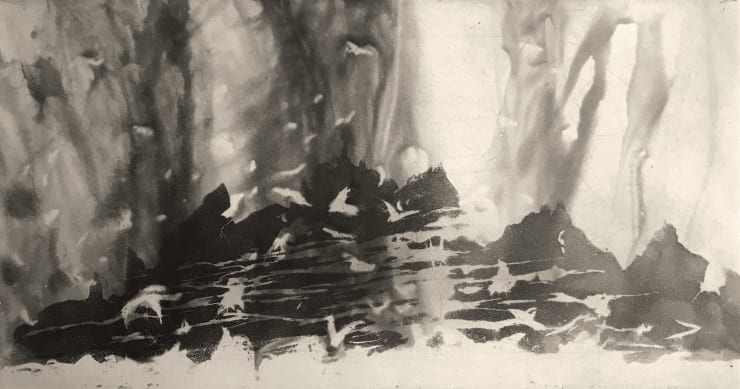 Norman Ackroyd Sun and Rain - Skellig - Co. Kerry, 2020 Last available impressions