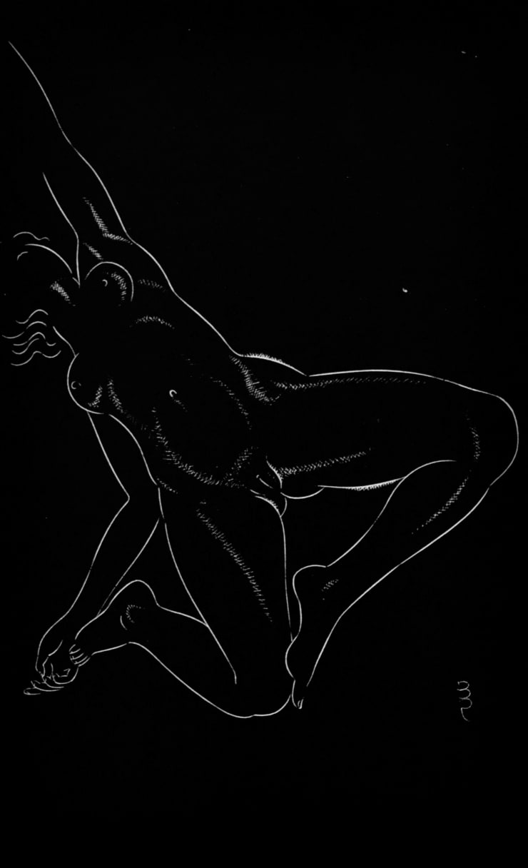Eric Gill, Block VII (From '25 Nudes'), 1938