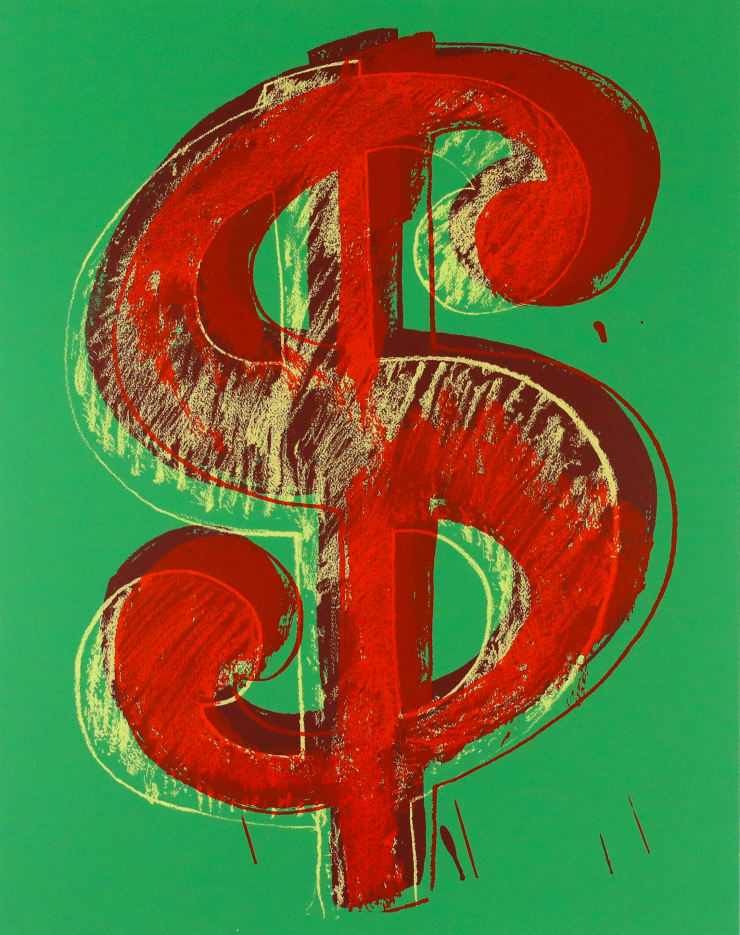 Dulwich College Secret Bid Auction 2025, LOT 149: Andy Warhol (after) - Dollar Green