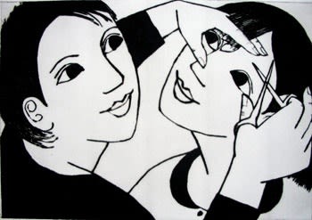 Anita Klein, Trimming Maia's Fringe, 2008