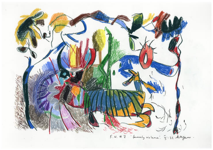 Andrew Marr Finnegans Wake (F. W.) #7 Family Violence V:22, 2022