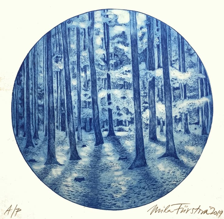 Mila Fürstová, Everydays IV - Blue Forest, 2019