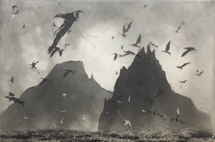 Norman Ackroyd Blue Cove - Skellig, 2019