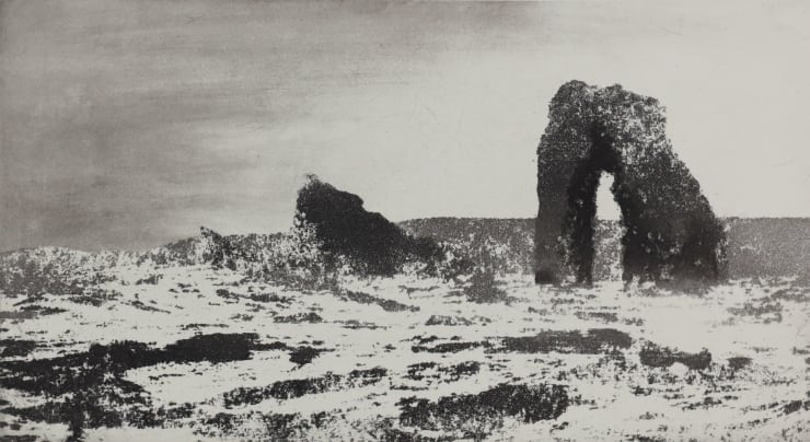 Norman Ackroyd, Gaada Stack - Foula , 2012