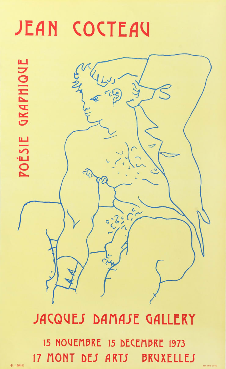 Jean Cocteau Poésie Graphique - I, 1973