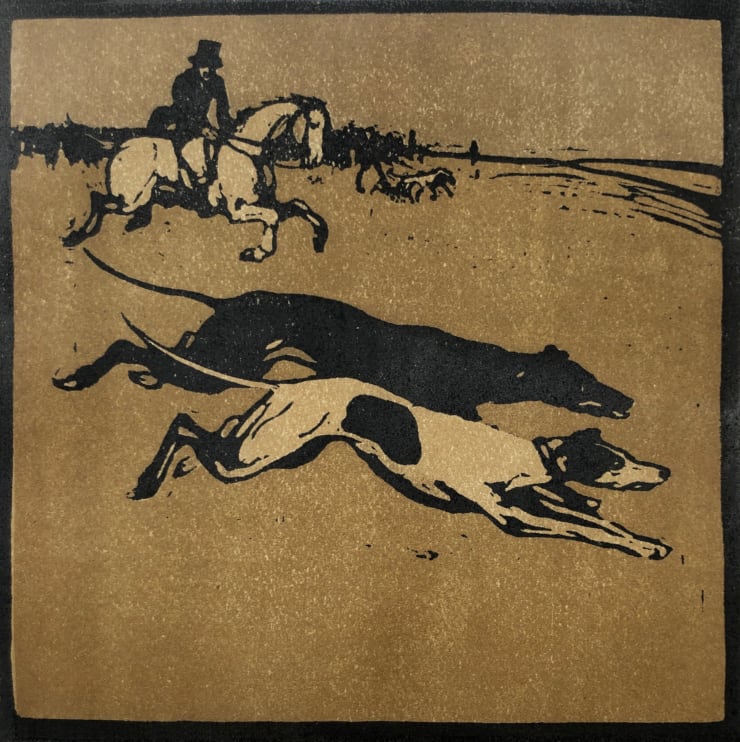 William Nicholson, Coursing (February), 1898