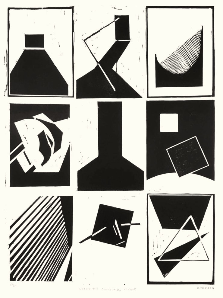 Rebecca Holmes Geometric Composition - Middle, 2016