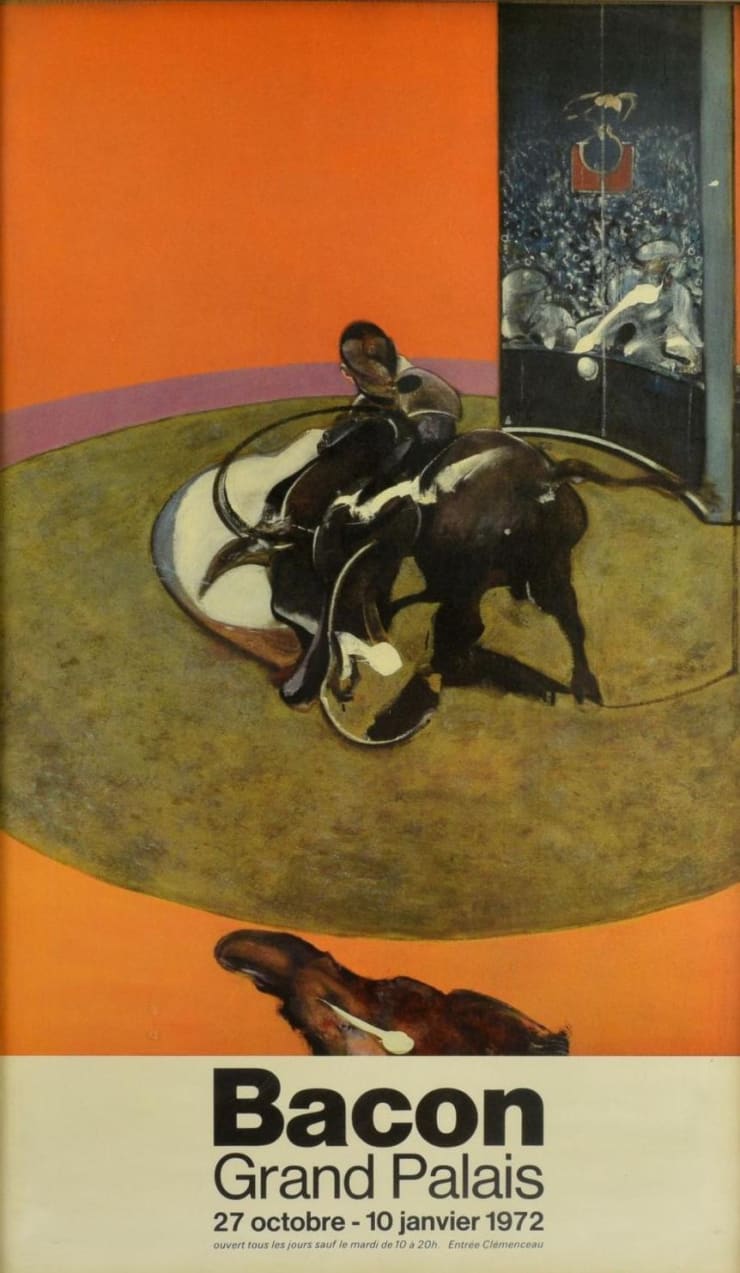Francis Bacon, Grand Palais Exhibition Poster, 1972