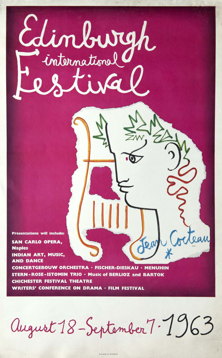 Jean Cocteau Edinburgh International Festival, 1963