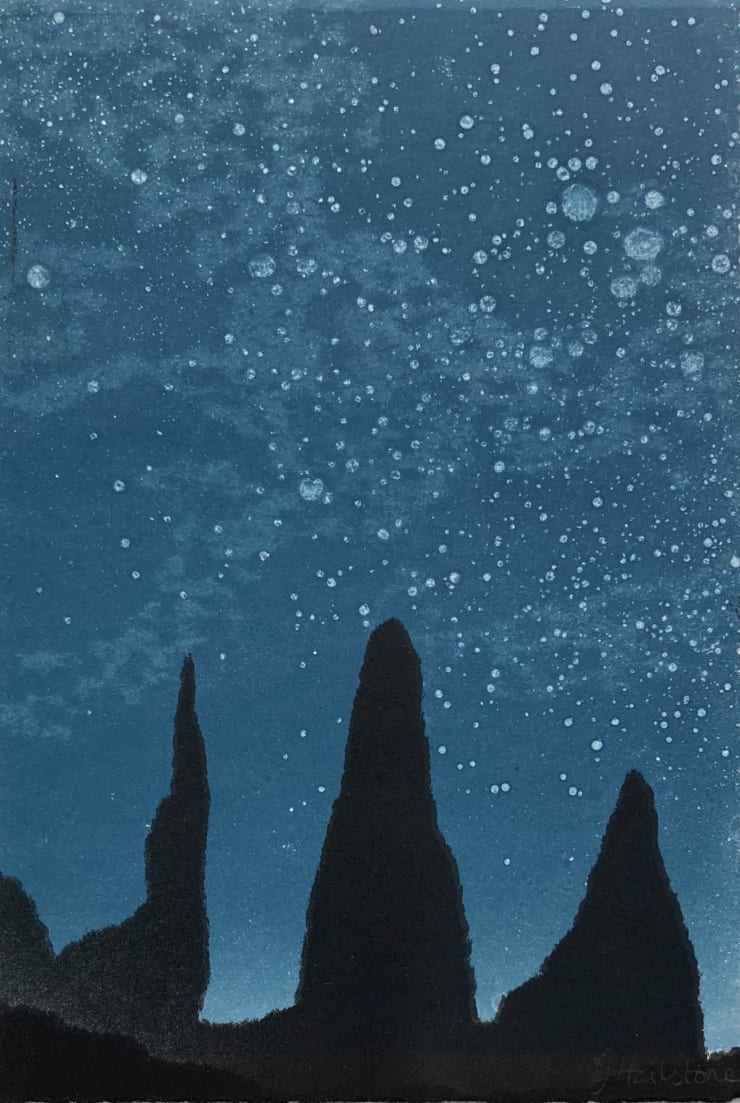 Grace Hailstone, Landscape at Night II, 2022