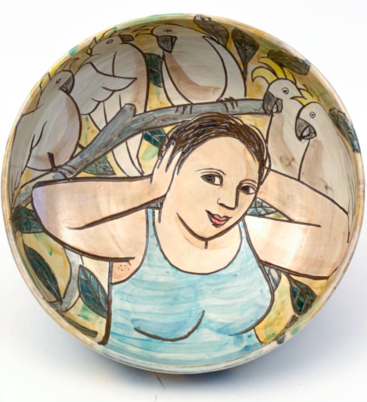 Anita Klein, Noisy Cockatoos, 2025