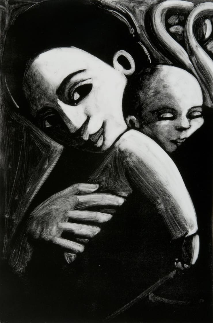 Anita Klein Studio Sale, Angel with Baby