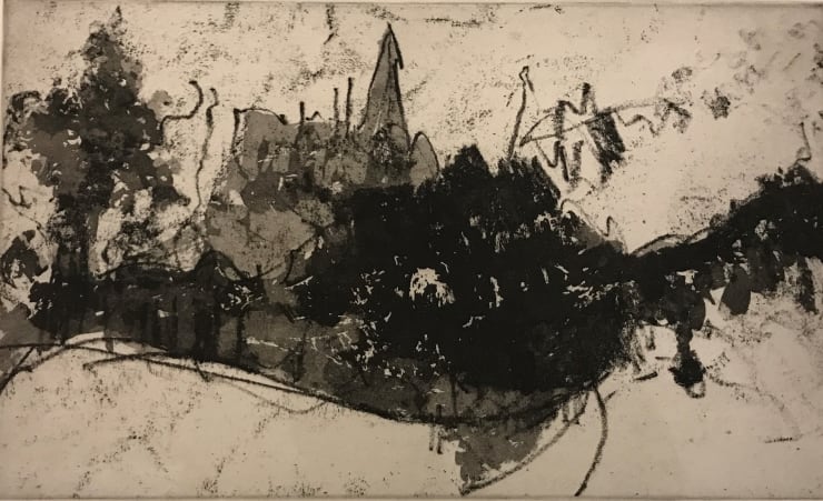 Jason Hicklin, Highgate Church from Kenwood, 1991