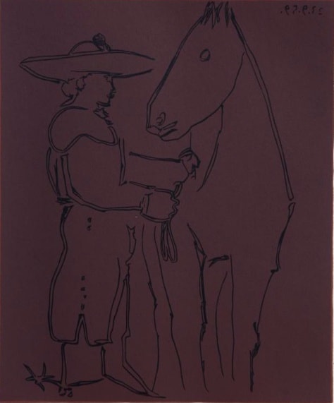 Pablo Picasso Picador and Horse, 1962