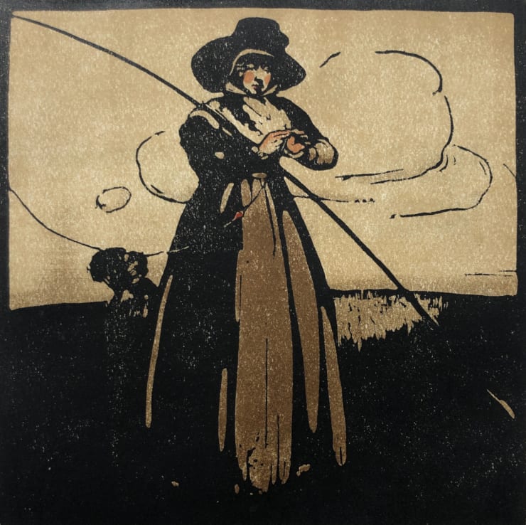 William Nicholson, Fishing (May), 1898