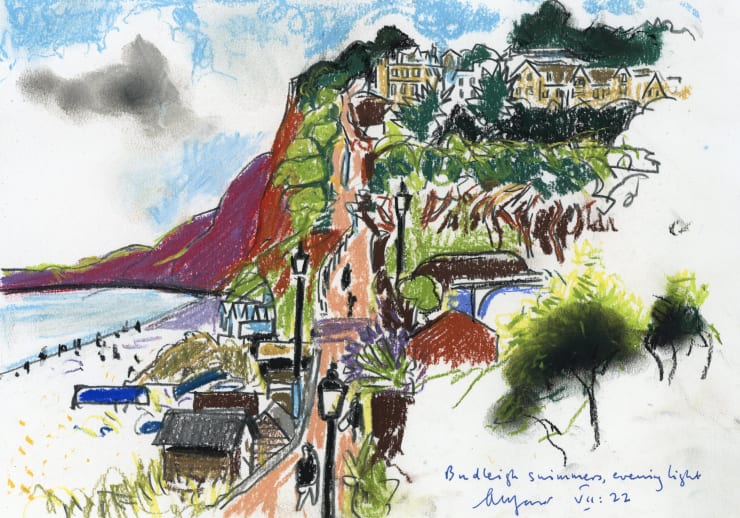 Andrew Marr Budleigh Swimmers, Evening Light VII:22, 2022