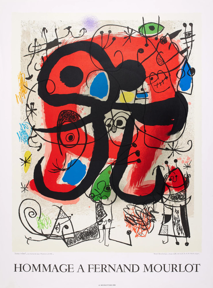 Christmas Secret Bid Auction 2025 LOT 180: Joan Miró - Mourlot Poster, 1990 SOLD