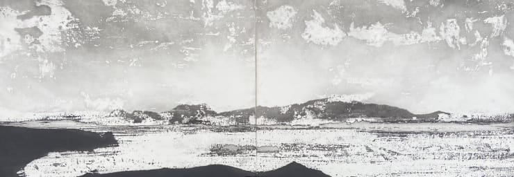 Jason Hicklin, Ramsey Island across Ramsey Sound (Diptych), 2021