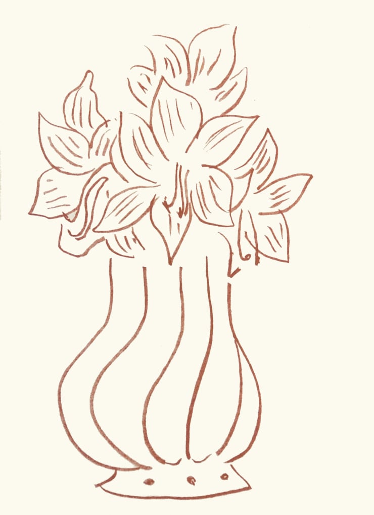 Henri Matisse Plate 173. Florilège des Amours de Ronsard , 1948