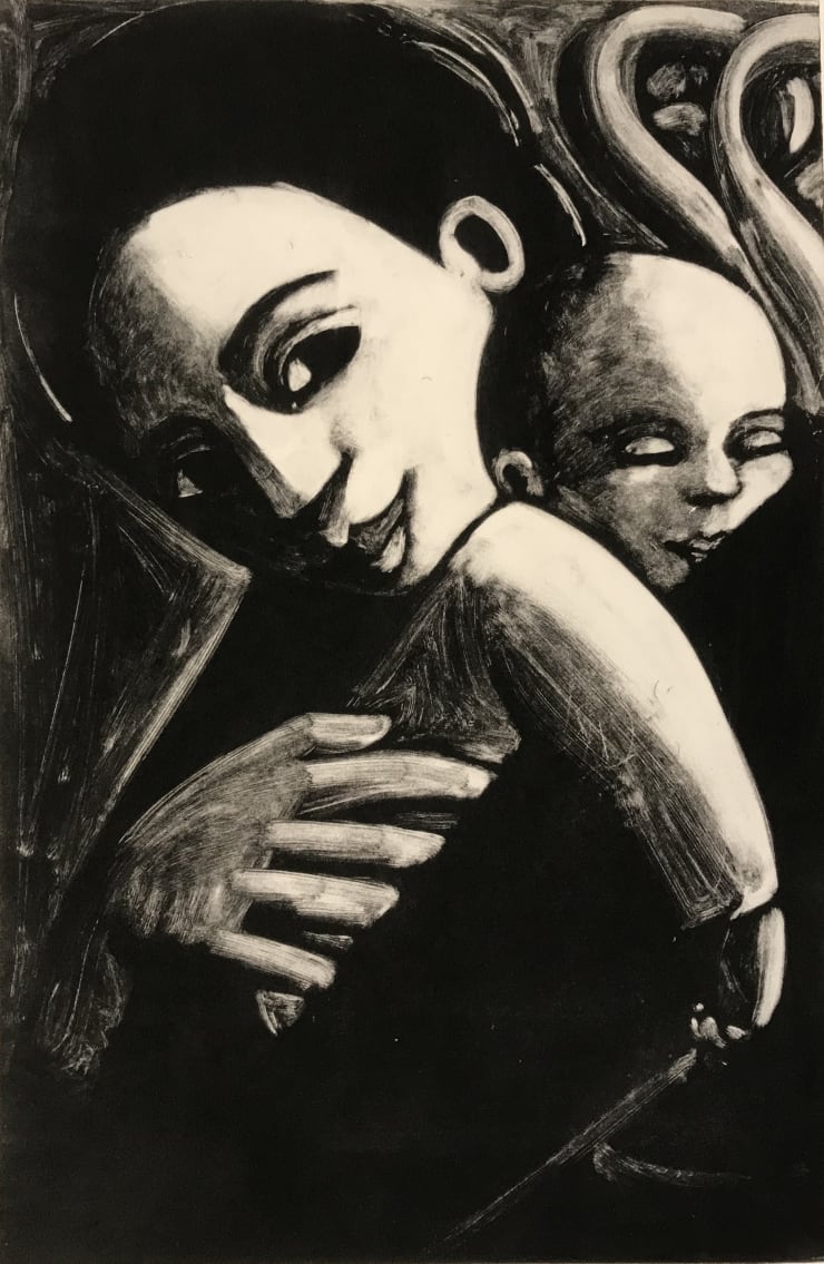 Anita Klein Angel with Baby, 2017