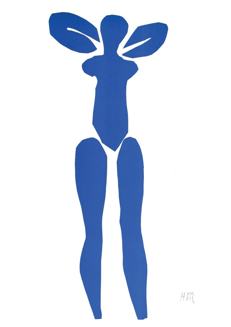 Henri Matisse, Nu Bleu X, 1954