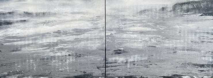 Jason Hicklin, Ramsey Sound from Point St John (Diptych), 2021