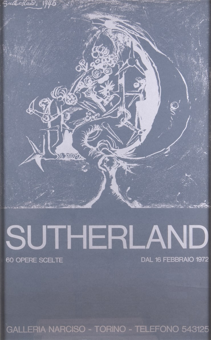 Graham Sutherland Galleria Narciso Grey, 1972