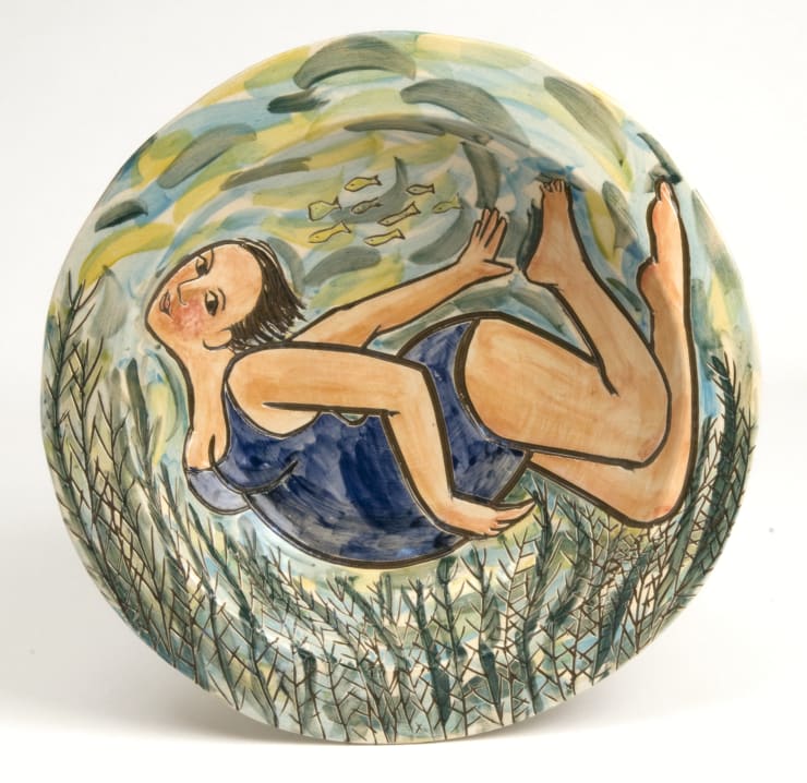 Anita Klein Swimming with Fish, 2023