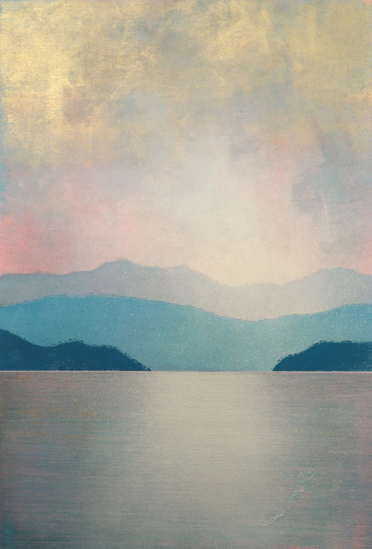 Hamish Macaulay Golden Sky, 2024 Framed