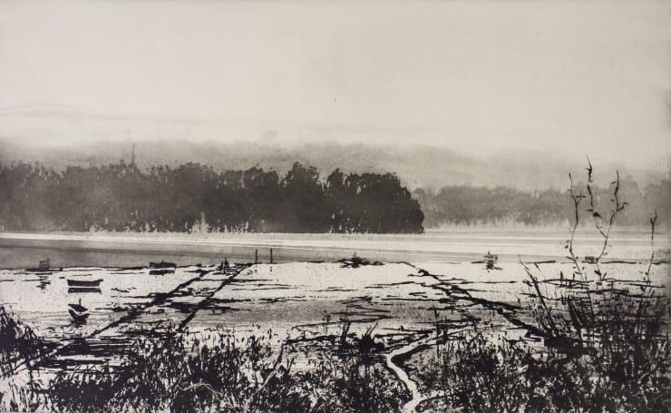 Norman Ackroyd The Stour in Winter, 2017 Last available impression