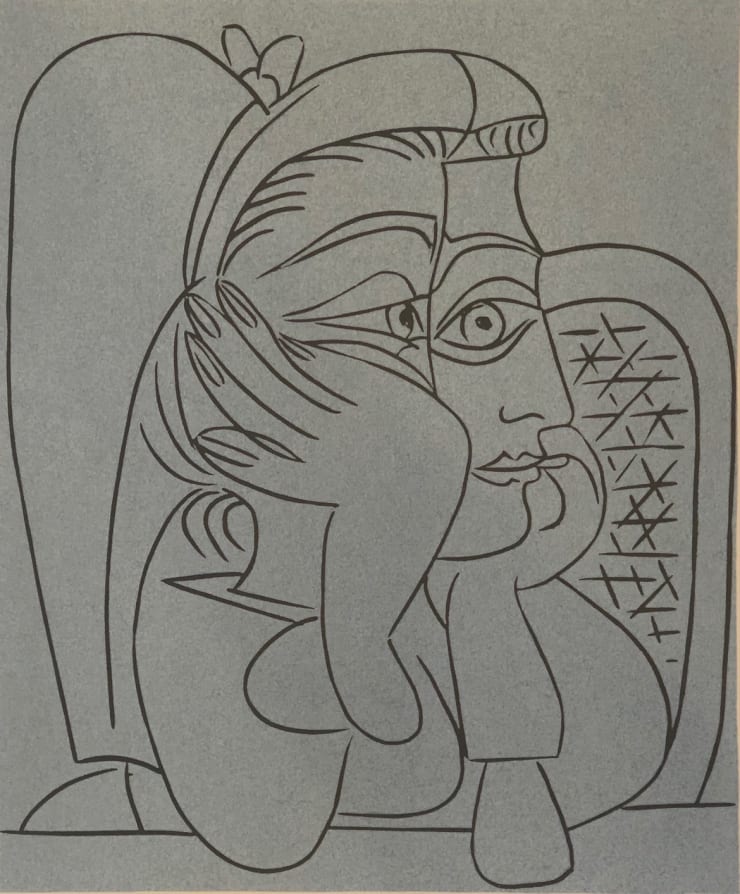 Pablo Picasso Female Profile, 1962